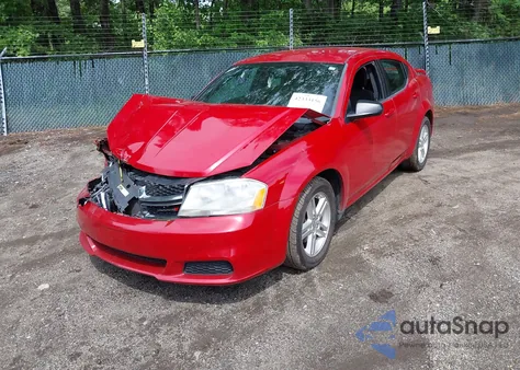 2014 Dodge Avenger Se из США, поврежденный, VIN 1C3CDZAG9EN218521